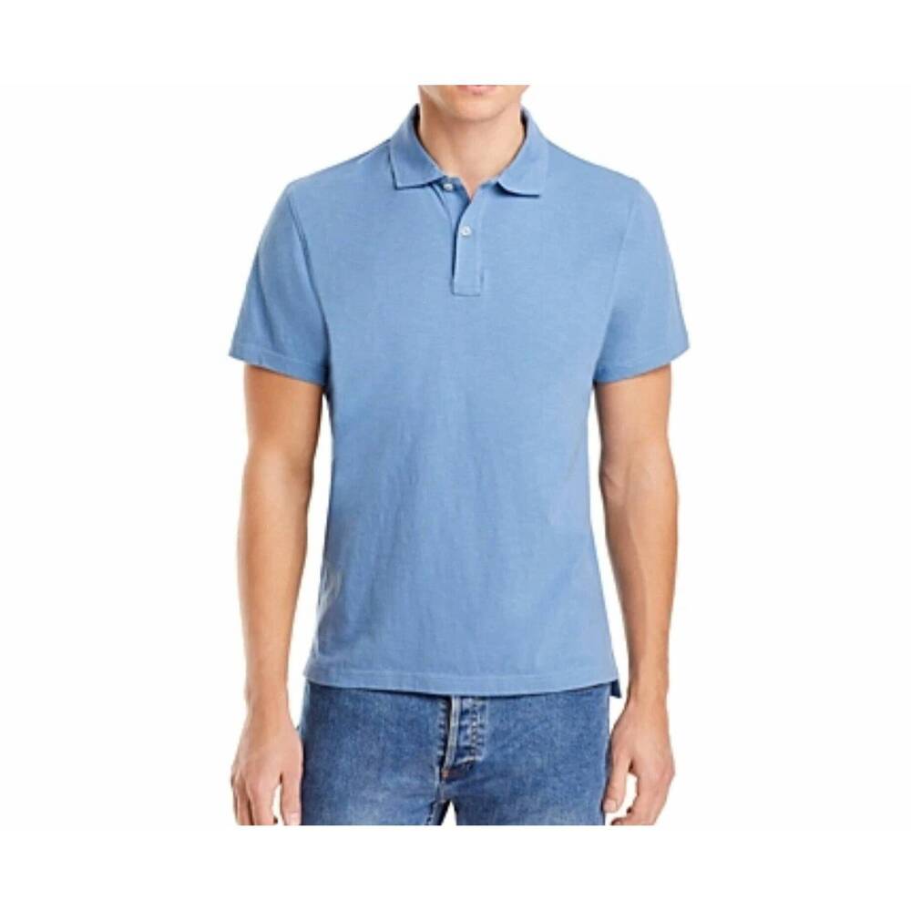 NEW THE MEN'S STORE AT BLOOMINGDALE'S polo short sleeve shirt in coronet blue